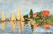 Claude Monet Regatta bei Argenteuil France oil painting artist